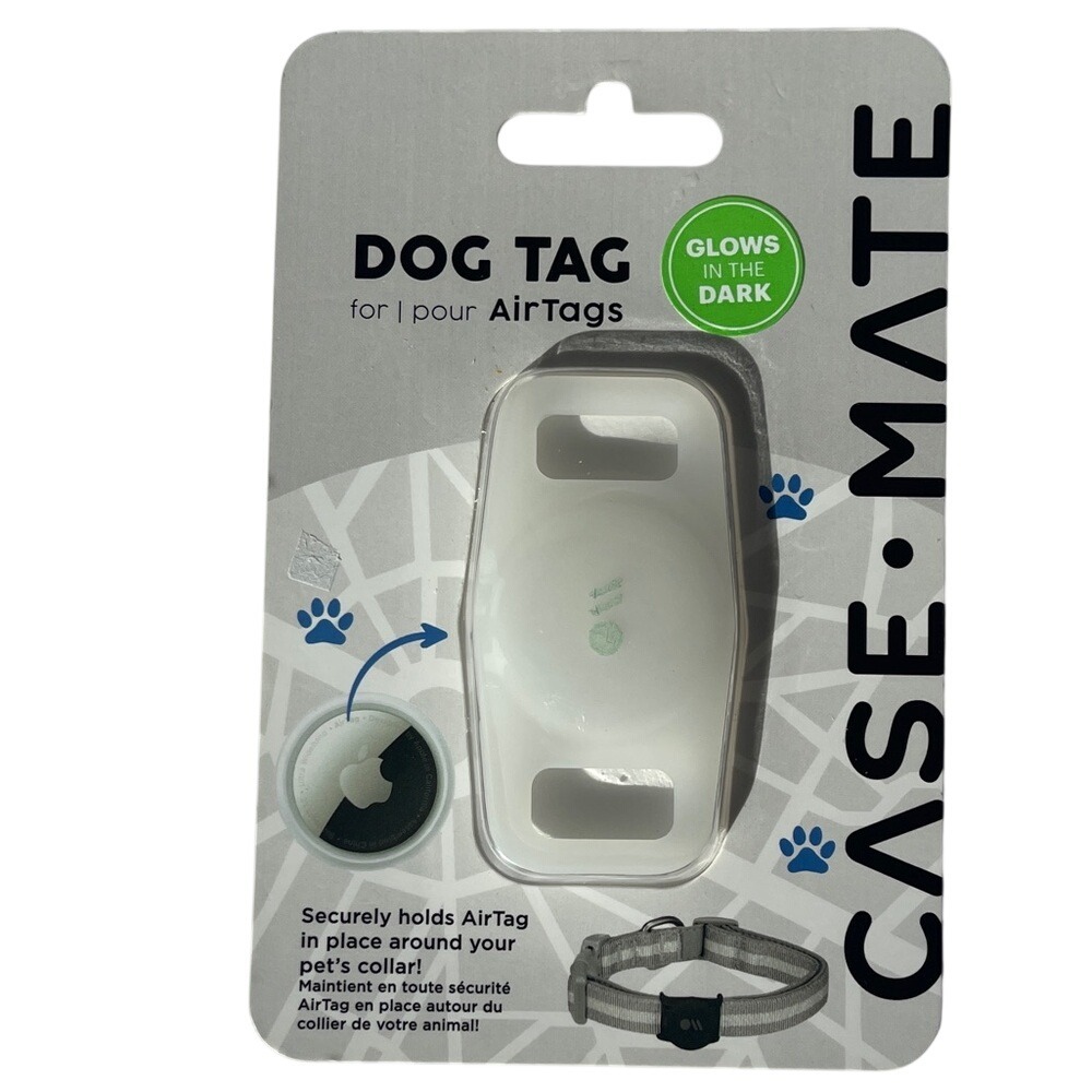 Case-Mate AirTag Dog Tag - Glow in the Dark
